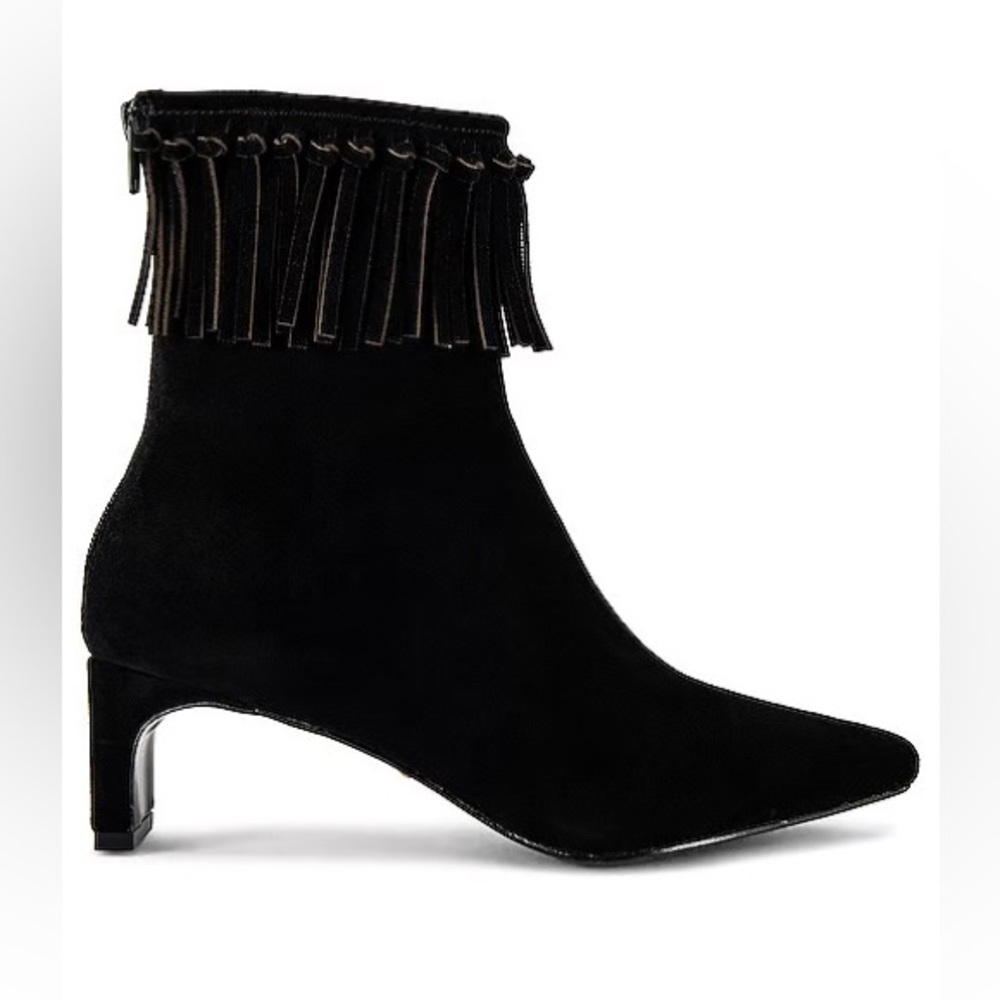 RAYE Lariat Fringe Bootie. Size 7